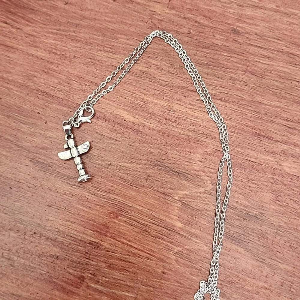 Silver Totem Pendant Necklace - Picture 2 of 2